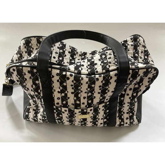 Betsey Johnson Handbags - Luv Betsey Johnson Weekender Large Overnight Tote Bag Polka Dot Shoulder Strap
